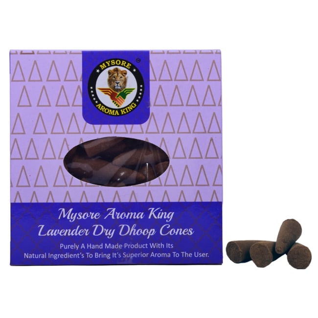 Mysore Lavender Dhoop Cones (100 Grams)