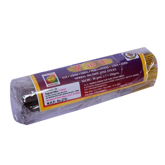 Mysore Special 7 in 1 Herbal Incense Joss Sticks (350 Grams)