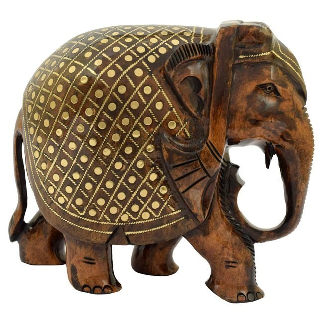 Handmade Wooden Elephant - Tribes India