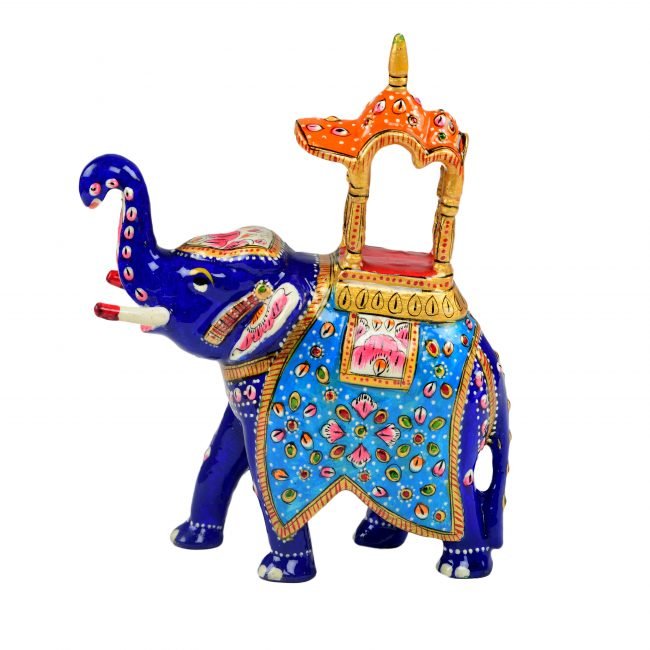 Metal Ambabari Elephant - Tribes India