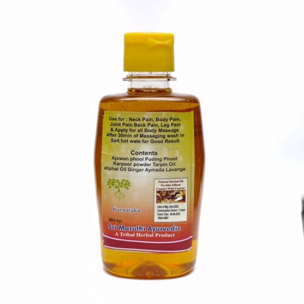 Masaz & Back Pain Oil (200 Grams) - Tribes India