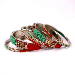 Reshmi hot sale dhaga bangles