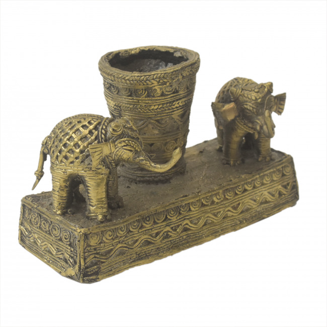 Pen Stand Elephant - Tribes India