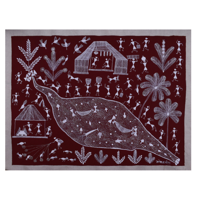 research paper on warli art