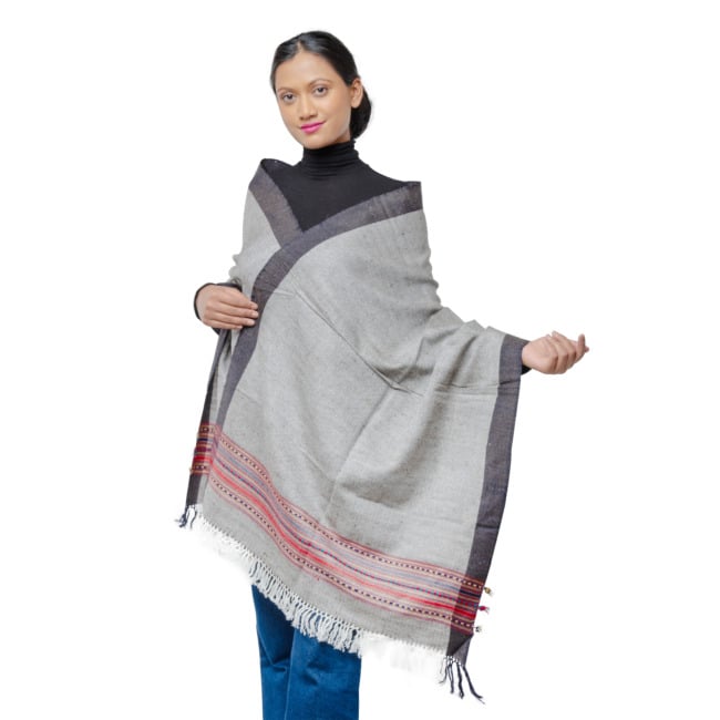 Handwoven Stole 5 Dori Dari Palla - Tribes India