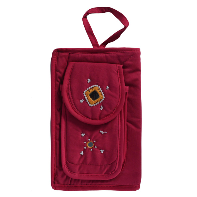 Mini Handbag - Cotton Floral Prints Mobile Phone Purse Wallet – Boncuque  Store